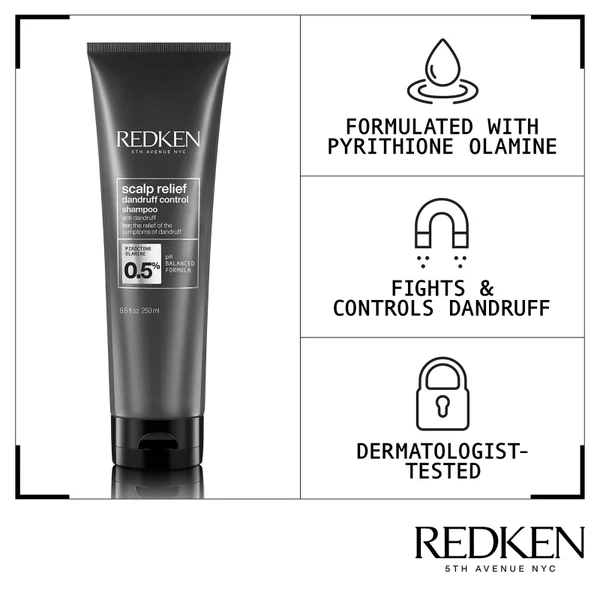 Redken Scalp Relief Dandruff Control Shampoo 250ml 5 Redken Scalp Relief Dandruff Control Shampoo 250ml - Image 3