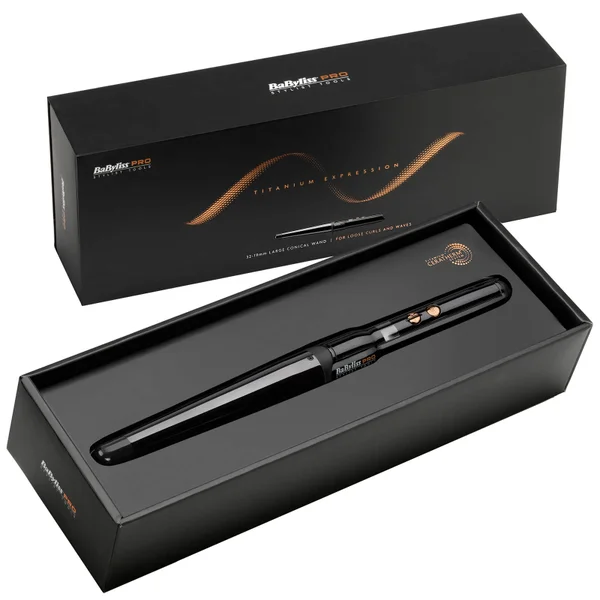 BaByliss PRO Titanium Expression Large Conical Wand 5 BaByliss PRO Titanium Expression Large Conical Wand - Image 3