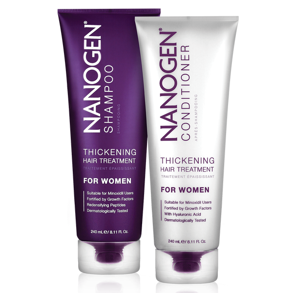 Nanogen Thickening Treatment Shampoo And Conditioner Bundle For Women 3 Nanogen Thickening Treatment Shampoo And Conditioner Bundle For Women