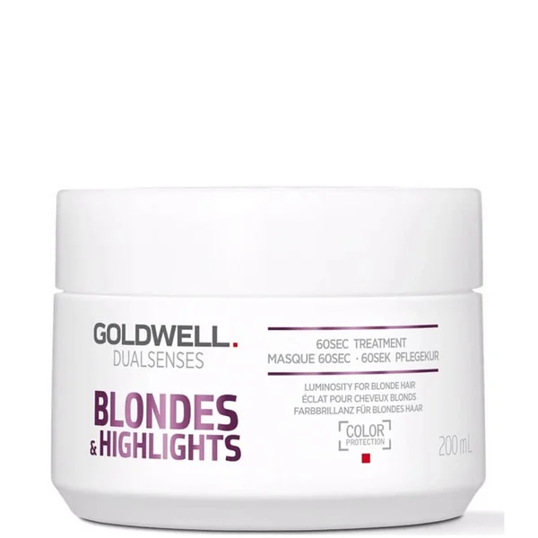 Goldwell Dualsenses Blonde And Highlights Anti-Yellow 60Sec Treatment 200ml 3 Goldwell Dualsenses Blonde And Highlights Anti-Yellow 60Sec Treatment 200ml