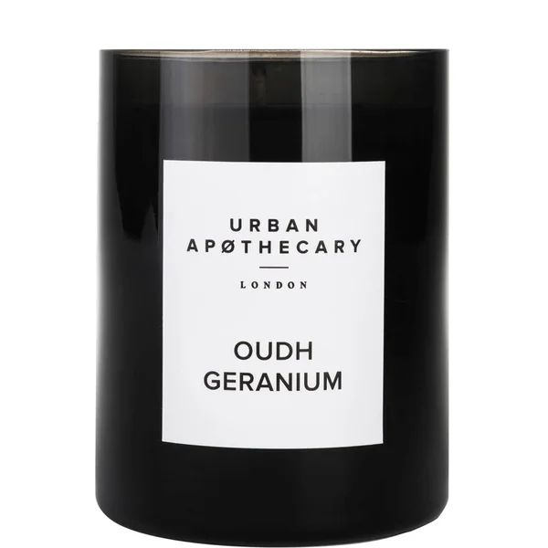 Urban Apothecary Oudh Geranium Luxury Candle 300g 3 Urban Apothecary Oudh Geranium Luxury Candle 300g