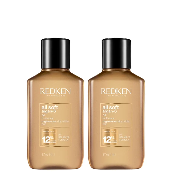 Redken All Soft Argan-6 Oil Duo (2 X 111ml) 3 Redken All Soft Argan-6 Oil Duo (2 X 111ml)