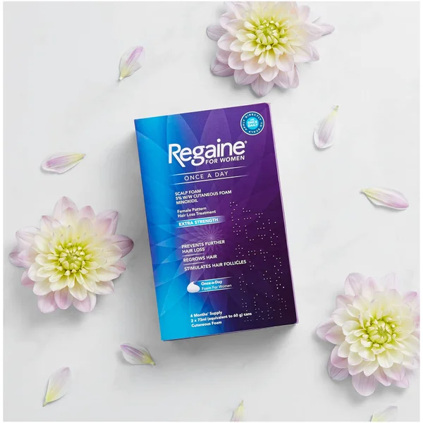 Regaine Women's Once A Day Hair Loss And Regrowth Scalp Foam Treatment With Minoxidil 2 X 73ml 4 Regaine Women's Once A Day Hair Loss And Regrowth Scalp Foam Treatment With Minoxidil 2 X 73ml - Image 2