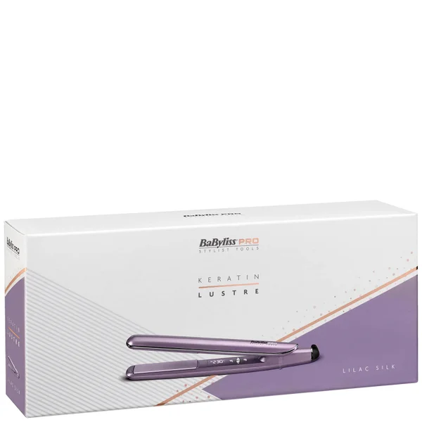 BaByliss PRO Keratin Lustre Straighteners - Lilac Silk 4 BaByliss PRO Keratin Lustre Straighteners - Lilac Silk - Image 2