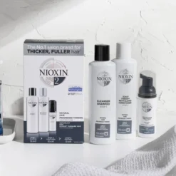 NIOXIN 3-Part System 2 Trial Kit For Natural Hair With Progressed Thinning -Professional Care Product Stores 11870769 1635047765181679