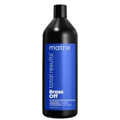 Matrix Total Results Brass Off Brunette Blue Shampoo For Lightened Brunette Hair 1000ml