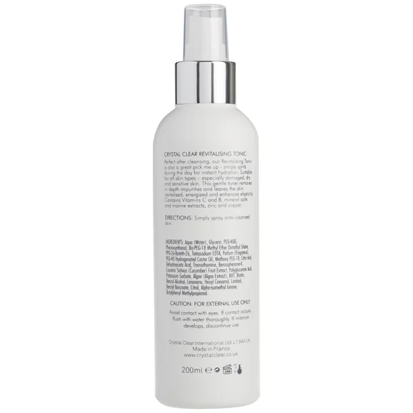 Crystal Clear Revitalising Tonic 200ml 4 Crystal Clear Revitalising Tonic 200ml - Image 2