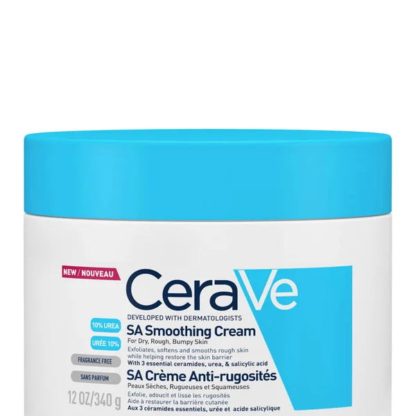 CeraVe SA Smoothing Cream With Salicylic Acid For Dry, Rough & Bumpy Skin 340g 4 CeraVe SA Smoothing Cream With Salicylic Acid For Dry, Rough & Bumpy Skin 340g - Image 2