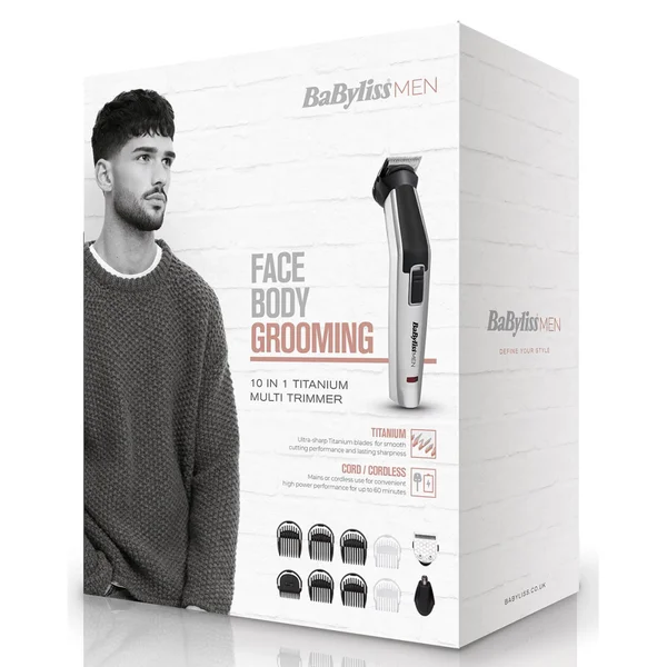 BaBylissMEN 10 In 1 Titanium Multi Trimmer 7 BaBylissMEN 10 In 1 Titanium Multi Trimmer - Image 5