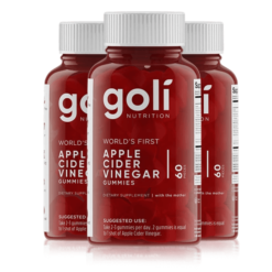 Goli 3 Bottles Of Apple Cider Vinegar Gummy Bundle