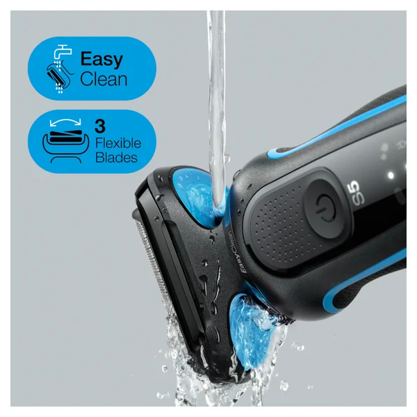 Braun Series 5 50-B1200s Electric Shaver, Blue 4 Braun Series 5 50-B1200s Electric Shaver, Blue - Image 2