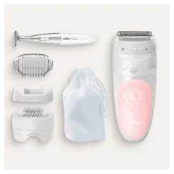 Braun Silk-épil 5 5-820 Epilator, White/Pink -Professional Care Product Stores 12519341 8434862414317437
