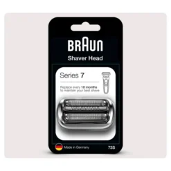 Braun Series 7 73S Electric Shaver Head Replacement, Silver