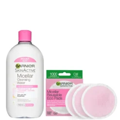 Garnier Makeup Remover Eco Pads And 700ml Micellar Water Duo Set