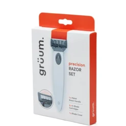 Grüum Precision Razor Set - Silver