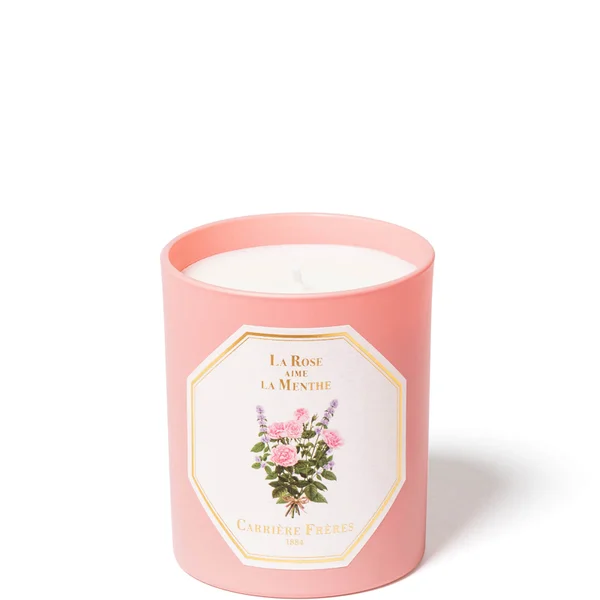 Carrière Frères Scented Candle - La Rose Aime La Menthe 185g 3 Carrière Frères Scented Candle - La Rose Aime La Menthe 185g