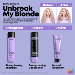Matrix Total Results Unbreak My Blonde Strengthening Conditioner For Chemically Over-Processed Hair 1000ml -Professional Care Product Stores 12904546 4034867603895601