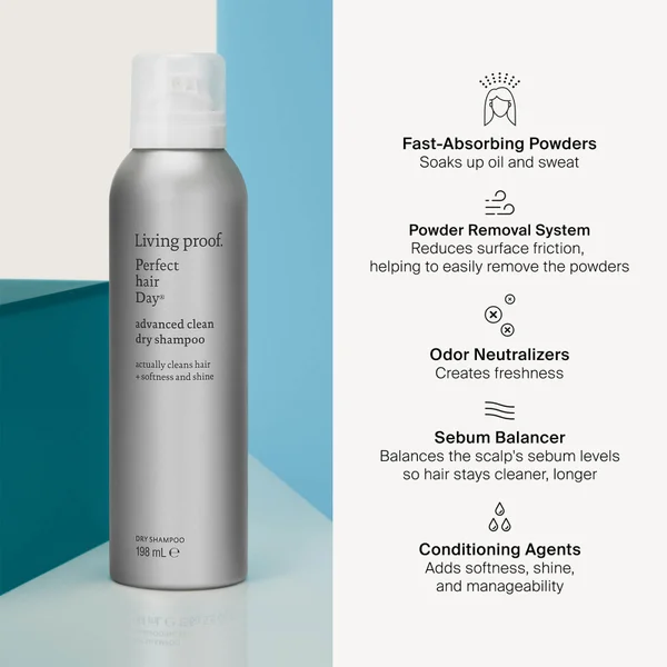 Living Proof Perfect Hair Day (PhD) Advanced Clean Dry Shampoo 198ml 4 Living Proof Perfect Hair Day (PhD) Advanced Clean Dry Shampoo 198ml - Image 2