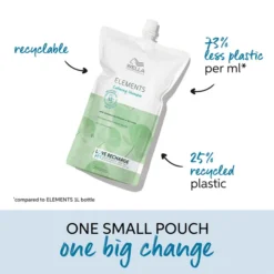 Wella Professionals Elements Calming Shampoo, Pouch 1000ml -Professional Care Product Stores 13457152 1224931390832600