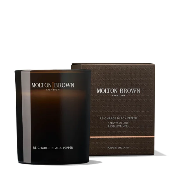Molton Brown Re-Charge Black Pepper Signature Scented Single Wick Candle 190g 3 Molton Brown Re-Charge Black Pepper Signature Scented Single Wick Candle 190g