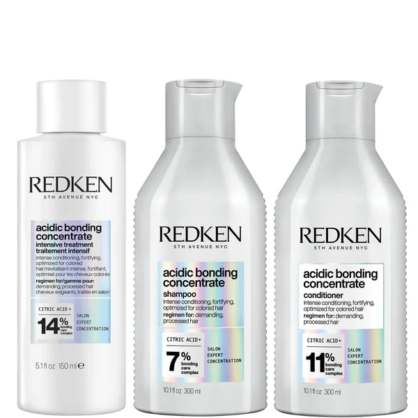Redken Acidic Bonding Concentrate Intensive Pre-Treatment Bundle 3 Redken Acidic Bonding Concentrate Intensive Pre-Treatment Bundle