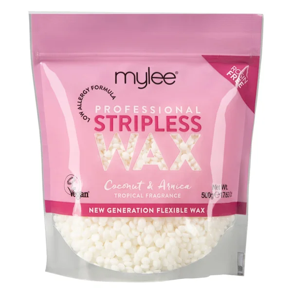 Mylee Coconut And Arnica Stripless Wax 500g 3 Mylee Coconut And Arnica Stripless Wax 500g