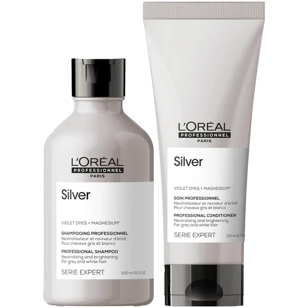 L'Oréal Professionnel Silver Shampoo And Conditioner Duo 3 L'Oréal Professionnel Silver Shampoo And Conditioner Duo