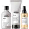 L'Oréal Professionnel Silver Shampoo, Conditioner And Oil Trio -Professional Care Product Stores 14186484 1795004500046555
